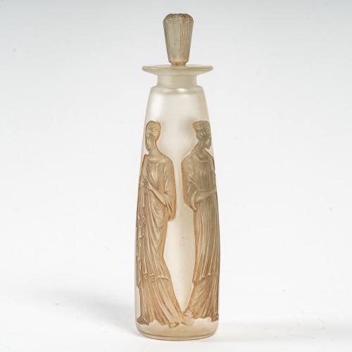 1910 René Lalique - Perfume Bottle Ambre Antique for Coty - Glass & Crystal Style Art Déco