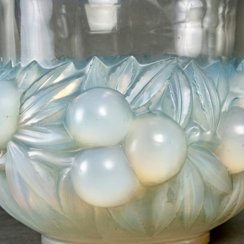 1930 René Lalique - Vase Prunes - 