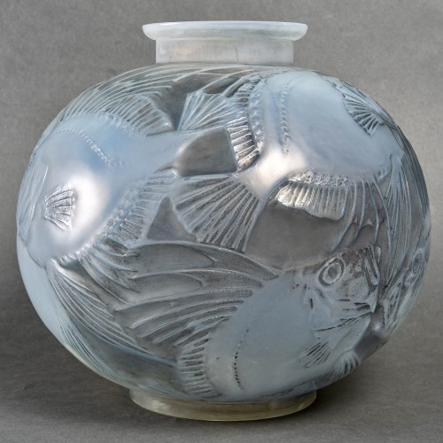 XXe siècle - 1921 René Lalique - Vase Poissons