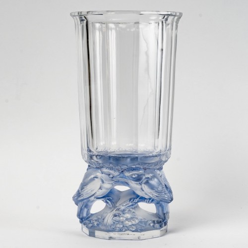 Art Déco - 1931 René Lalique - Vase Merles