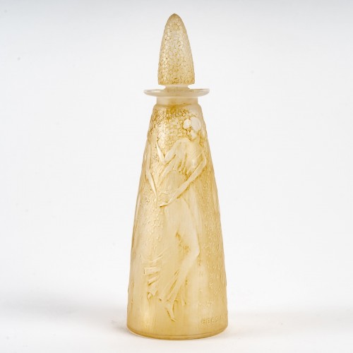 1914 René Lalique - Perfume Bottle Poesie for D&#039;Orsay - Glass & Crystal Style Art Déco