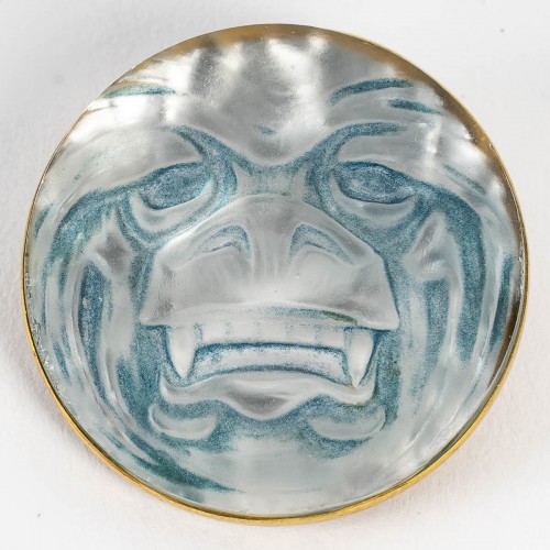 XXe siècle - 1911 René Lalique - Broche Masque