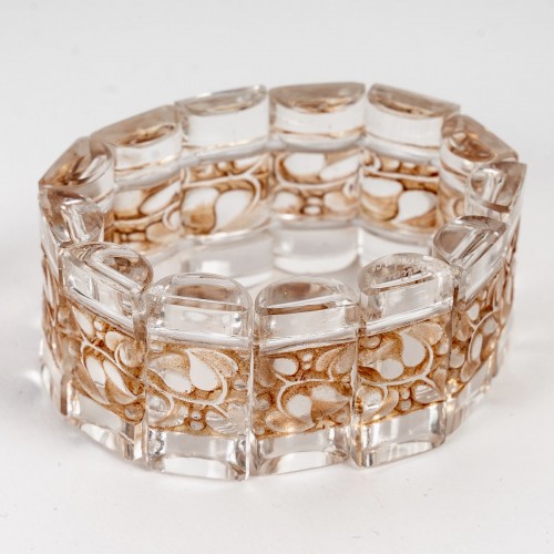 Verrerie, Cristallerie  - 1928 René Lalique - Bracelet Art Déco Cerisier