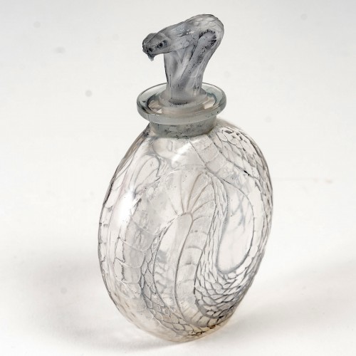 1920 René Lalique - Perfume Bottle Serpent - Snake - Glass & Crystal Style Art Déco