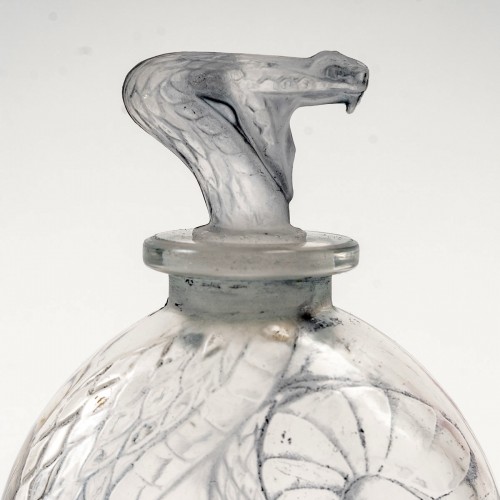 1920 René Lalique - Perfume Bottle Serpent - Snake - 