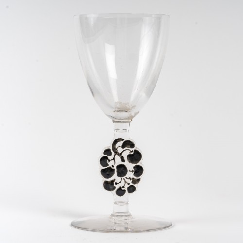 Glass & Crystal  - 1924 René Lalique - 6 Thionville Glasses