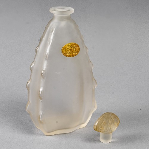 Art nouveau - 1912 René Lalique - Trois flacons l'Origan pour Coty