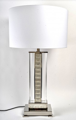 Lalique France - Pair Of Raisins lamps - Lighting Style 