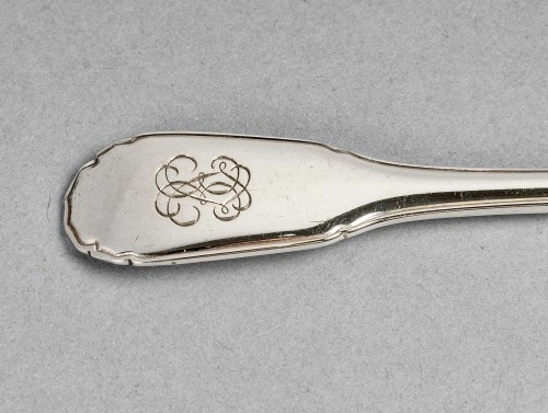 Puiforcat - 116 Pieces Cutlery Flatware Set Noailles Sterling Silver - 