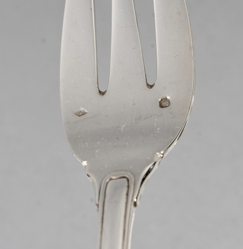 Antiquités - Puiforcat - 116 Pieces Cutlery Flatware Set Noailles Sterling Silver