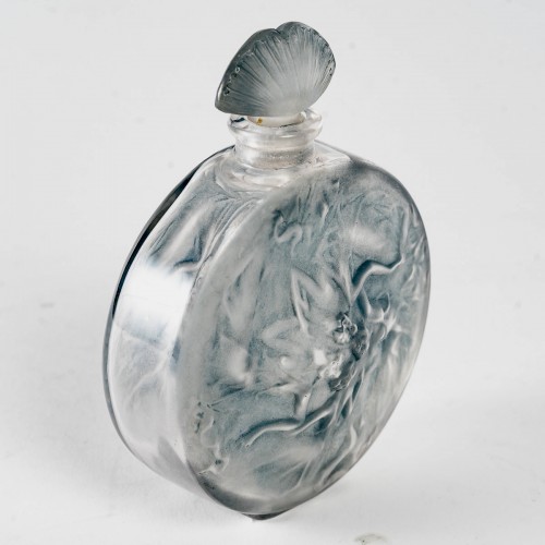 1912 René Lalique - Perfume Bottle Rosace Figurines - Glass & Crystal Style Art nouveau
