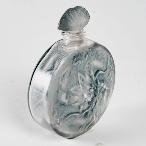 1912 René Lalique - Flacon « Rosace Figurines » - Verrerie, Cristallerie Style Art nouveau