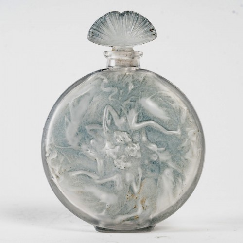Verrerie, Cristallerie  - 1912 René Lalique - Flacon « Rosace Figurines »