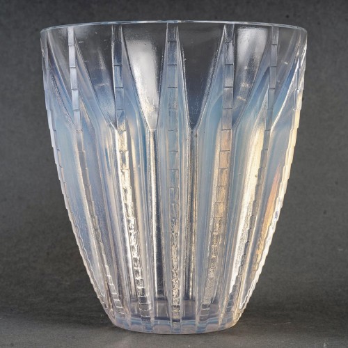 1933 René Lalique - Vase "Chamonix"  - Verrerie, Cristallerie Style Art Déco
