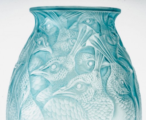 1928 René Lalique - Vase "Borromée"  - Verrerie, Cristallerie Style Art Déco