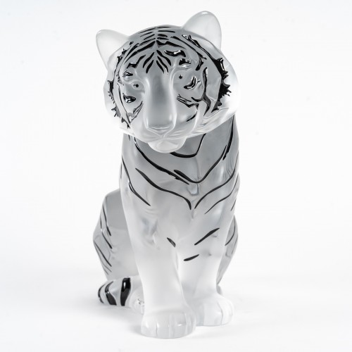 Lalique France - Tigre Neuf Coffret avec Certificat - Verrerie, Cristallerie Style 