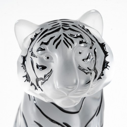 Glass & Crystal  - Lalique France - Sculpture Tige rNew Mint In Box