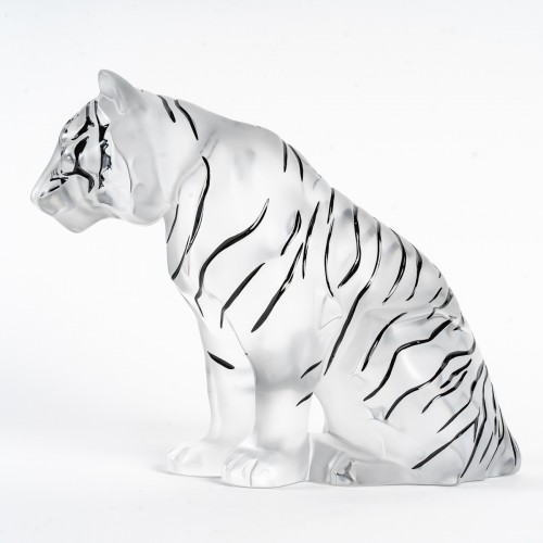  - Lalique France - Sculpture Tigre - Neuf Coffret avec Certificat