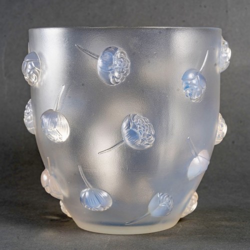 Art Déco - 1937 René Lalique - Peonies Vase