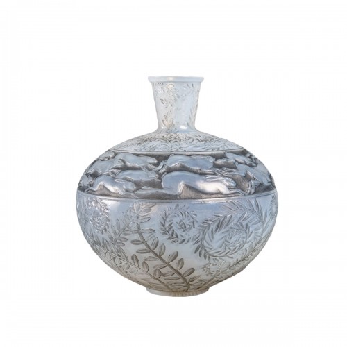 1923 René Lalique - Vase Lièvres