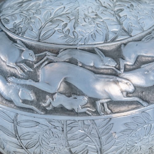 1923 René Lalique - Hare Vase - Glass & Crystal Style Art Déco