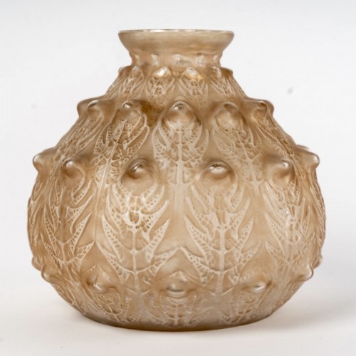 Antiquités - 1912 René Lalique - Vase Fougères