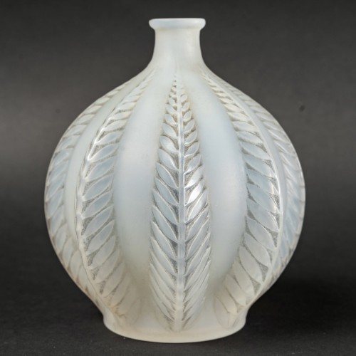 1924 René Lalique - Vase Malines - Verrerie, Cristallerie Style Art Déco