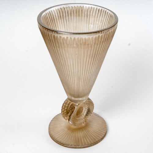 1931 René Lalique - Vase Pavot - Verrerie, Cristallerie Style Art Déco