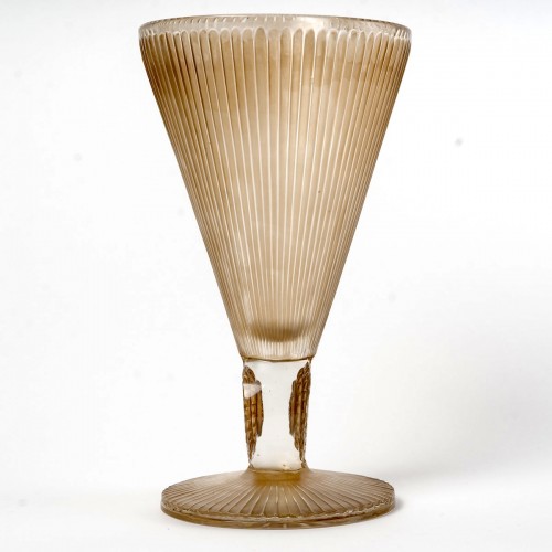 Verrerie, Cristallerie  - 1931 René Lalique - Vase Pavot