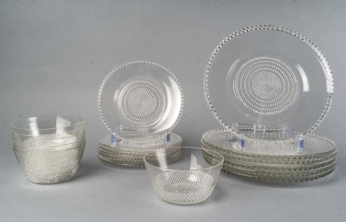 Antiquités - 1930 René Lalique Tablewares Nippon &amp; Tokyo