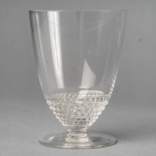 silverware & tableware  - 1930 René Lalique - Set Of Tablewares Glasses Nippon 50 Pieces