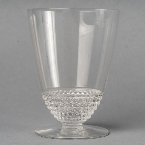 1930 René Lalique - Set Of Tablewares Glasses Nippon 50 Pieces - Art Déco