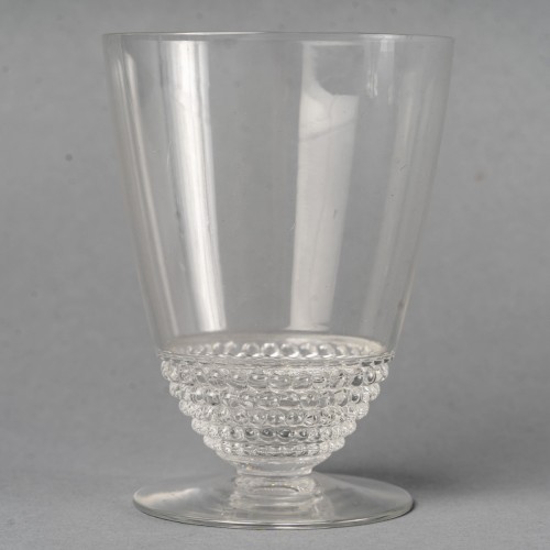 1930 René Lalique - Set Of Tablewares Glasses Nippon 33 Pieces - Art Déco