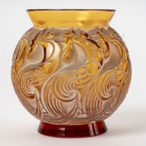 1931 René Lalique - Vase Le Mans - Art Déco