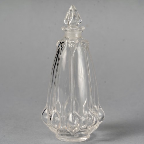 1912 René Lalique - Perfume Bottle Olive - Glass & Crystal Style Art Déco