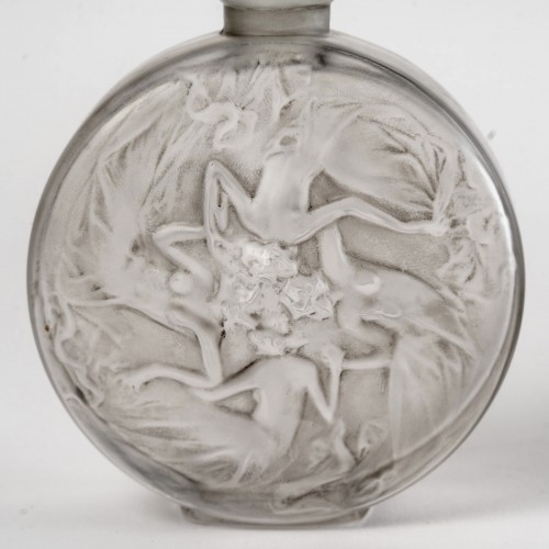 1912 René Lalique - Perfume Bottle Rosace Figurines - Art Déco