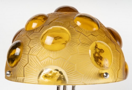 Luminaires Lampe - 1926 René Lalique - Lampe "Soleil" 