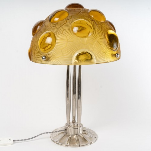 Art Déco - 1926 René Lalique - Lamp &quot;Soleil&quot; 