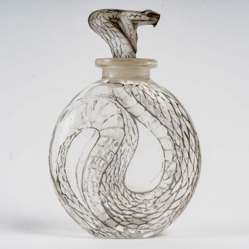 Glass & Crystal  - 1920 René Lalique - Perfume Bottle Snake