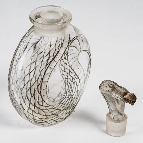 1920 René Lalique - Perfume Bottle Snake - 