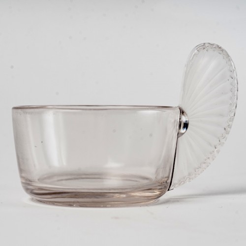 Glass & Crystal  - 1928 René Lalique - Set Of 7 Eventail Cups