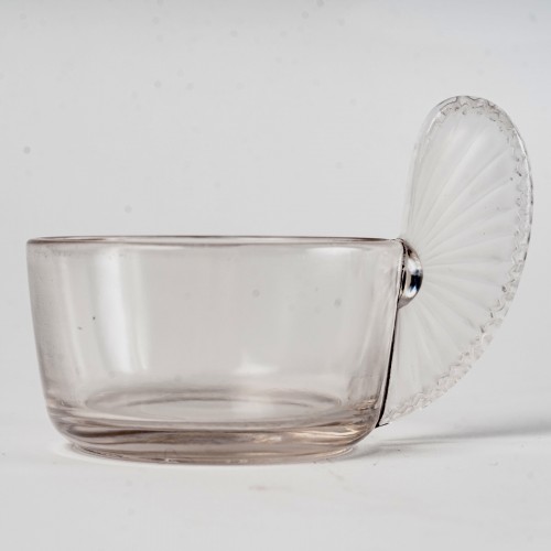 Verrerie, Cristallerie  - 1928 René Lalique - Service de 7 tasses éventail