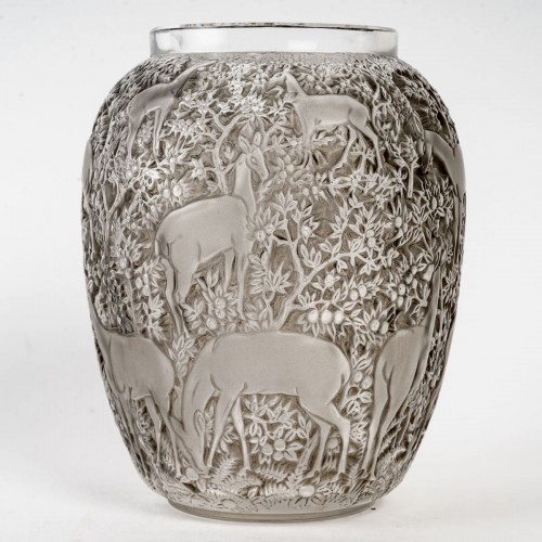 1931 René Lalique - Vase Biches - Art Déco