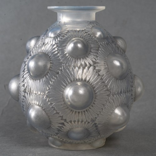 1927 René Lalique - Vase Tournesols - Verrerie, Cristallerie Style Art Déco