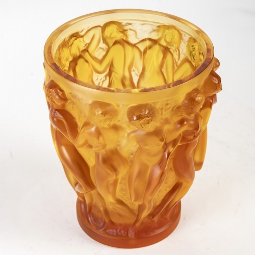 2007 Lalique France - Vase Bacchantes - Limited Numbered NEW - Glass & Crystal Style Art Déco