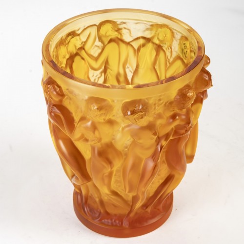 2007 Lalique France - Vase Bacchantes numéroté - Neuf - Verrerie, Cristallerie Style Art Déco