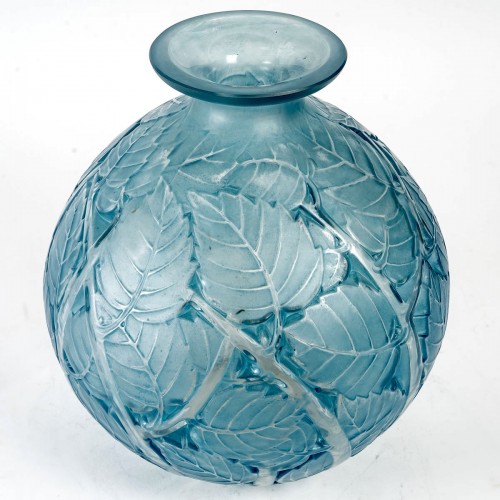 1929 René Lalique - Pair Of Vases Milan - 