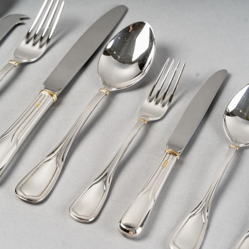 Cartier La Maison Du Prince - Cutlery Flatware Silver Plated 110 Pieces In  - 