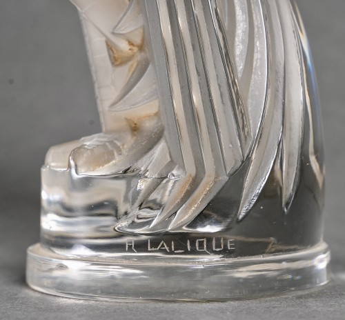Antiquités - 1929 René Lalique - Mascotte automobile Coq Houdan