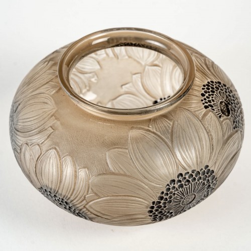 Verrerie, Cristallerie  - 1923 René Lalique - Vase Dahlias